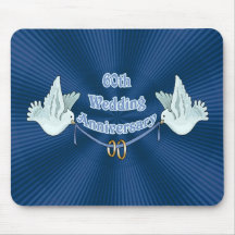 60th Wedding Anniversary Gifts Mousepads