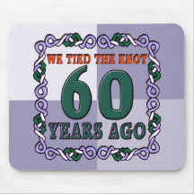 60th Wedding Anniversary Gifts Mousepads