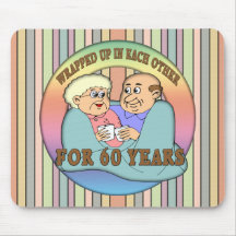 60th Wedding Anniversary Gifts Mousepads