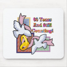 60th wedding anniversary gw mousepad