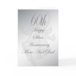 60th Wedding Anniversary Mom And Dad Card