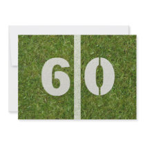 60th Yard Birthday Party!  Customizable Invitation