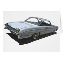 61 Oldsmobile argenté Carte De Vœux