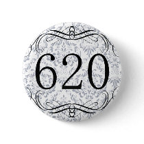 620 Area Code Pinback Buttons