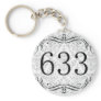 633 Area Code Key Chains