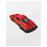 63 Split Window Red Personalized Flyer