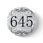 645 Area Code Pinback Buttons
