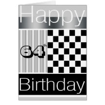 64th Birthday Card