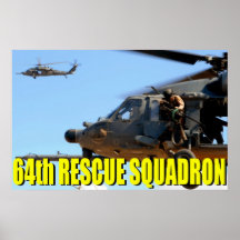 64th Rescue Squadron Posters