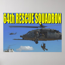 64th Rescue Squadron Posters
