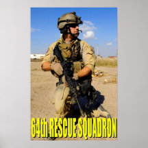 64th Rescue Squadron Poster