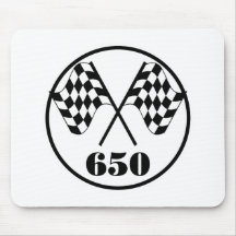 650 Chequered Flags Mouse Pads