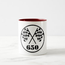 650 Chequered Flags Mug