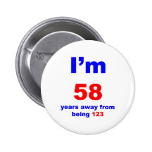 65 Birthday Pinback Buttons