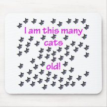 65 Cat Heads Old Mouse Pads