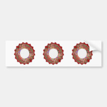 65 Multi Image Art Collection with Border Bumper Sticker