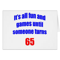65 Someone turns 65 cards