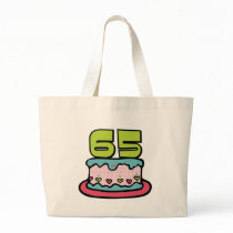 65 Year Old Birthday Cake Bag