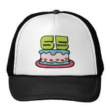 65 Year Old Birthday Cake Hat