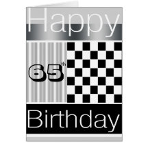 65th Birthday Card