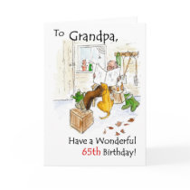 65th Birthday Card for a Grandfather
