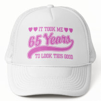 65th Birthday Trucker Hats