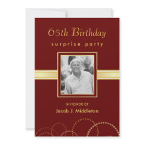 65th Birthday Surprise Party - Photo Optional