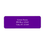 660099 Purple Return Address Labels