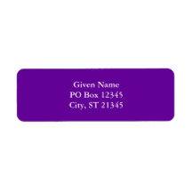660099 Purple Return Address Labels