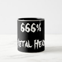 666%Metal Head Mugs