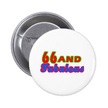 66 and Fabulous Birthday Designs Pins