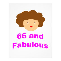 66 and Fabulous! Custom Letterhead
