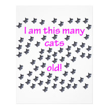 66 Cat Heads Old Customized Letterhead