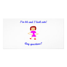 66  I'm 66 and I look cute! Photo Greeting Card