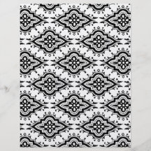 6700_ornamental ORNAMENTAL BLACK WHITE DECORATIVE Full Color Flyer