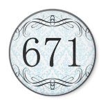 671 Area Code Refrigerator Magnet