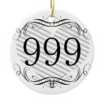 671 Area Code Christmas Tree Ornament