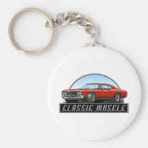 67_Chevelle_Red Keychains