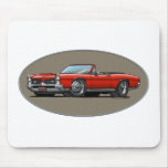 67 GTO_Red_Convertible Mousepad