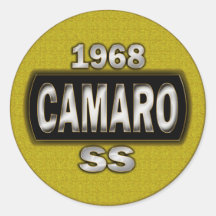 68 Camaro Super Sport Stickers
