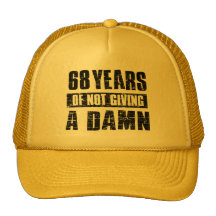 68 years mesh hat
