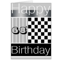 68th Birthday Greeting Card
