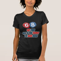68th year old birthday design t shirt