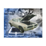 69 GTO-Lake Scott Rod Run Post Card