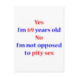 69 Pity Sex