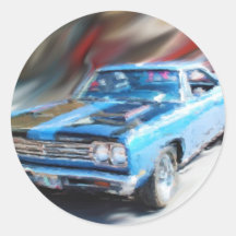 69 road runner sticker