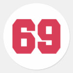 69 ROUND STICKERS