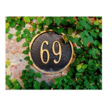 69th Birthday Postcard