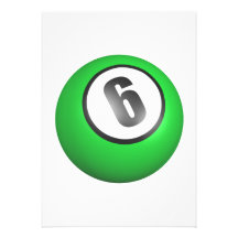 6 Ball Invites