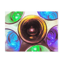 6 Coloured Cocktail Shot Glasses -Style 13